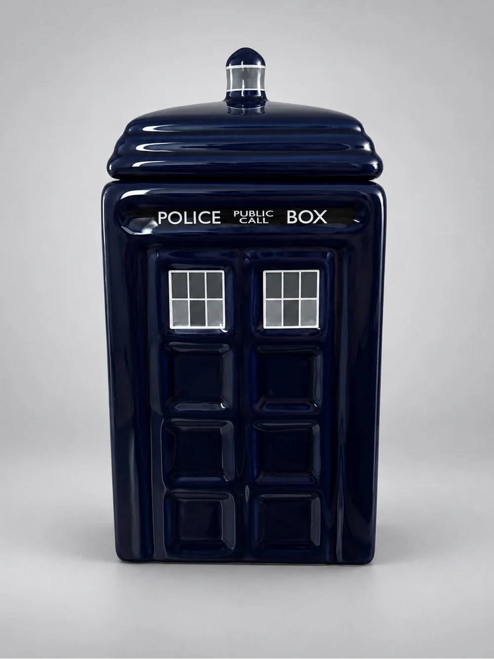 Doctor Who TARDIS Ceramic Mug w/ Lid Zeon 2012 BBC Licensed